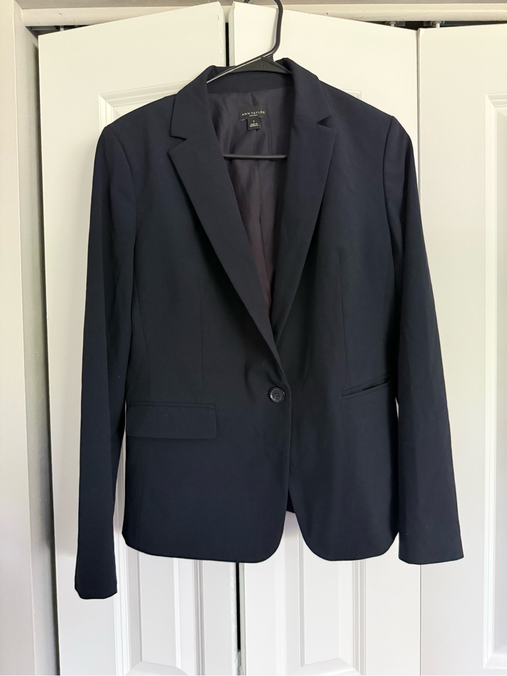 Ann Taylor Navy Single-Button Women's Blazer